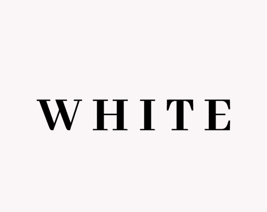 White, indumentaria masculina